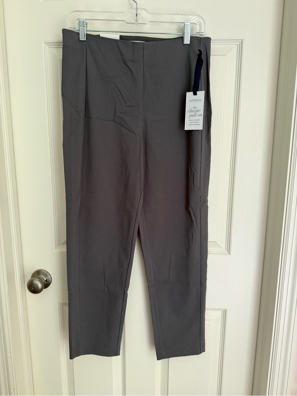 croft & barrow Ankle Pants in Gray 10 short